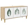 vidaXL TV omarica HANAU 102 x 33 x 50 cm Sonoma Inženirski les