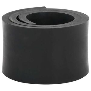 vidaXL Gumijasti rob za snežni plug črn 120x8x1 cm