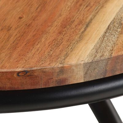 vidaXL Odstavna mizica 40x40x52 cm trden akacijev les
