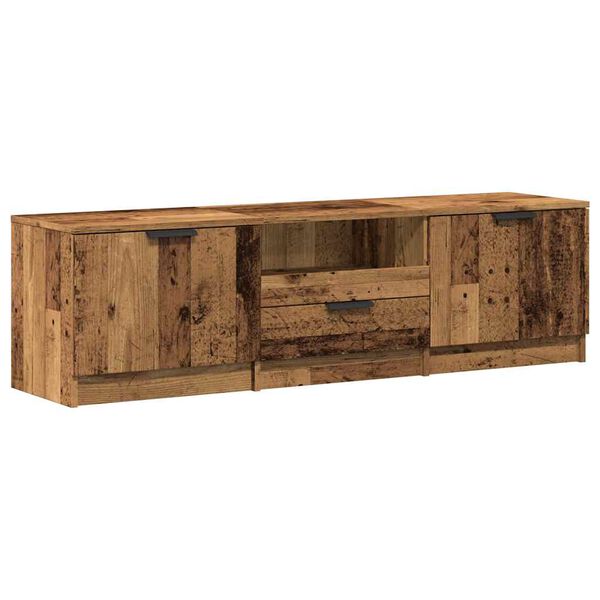 vidaXL TV omarica Old Wood 140x35x40 cm Inženirski les