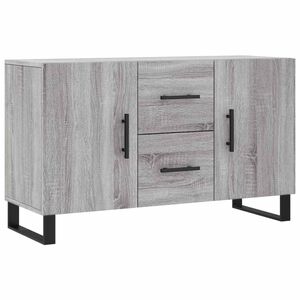 vidaXL Komoda siva sonoma 100x36x60 cm konstruiran les
