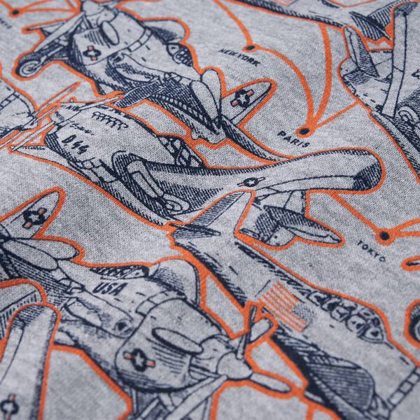 Otroški pulover siva melange 140