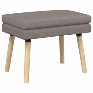 vidaXL Dvojna klop Taupe 60 x 40 x 46 cm Blago