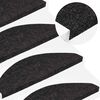 vidaXL Samolepilne preproge za stopnice 10 kosov 65x22,5x3,5 cm
