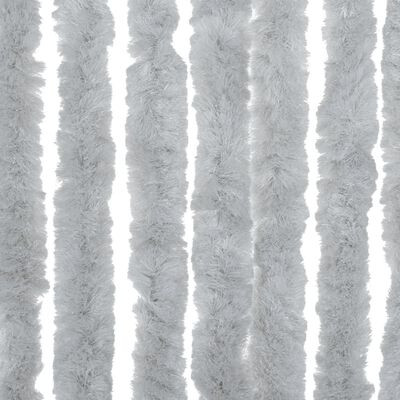 vidaXL Zavesa proti mrčesu siva 56x200 cm šenilja