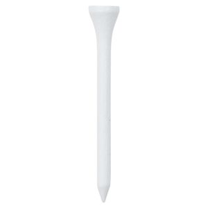 vidaXL Podstavek za golf 1000 kosov bela 83 mm bambus