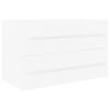vidaXL Omarica za umivalnik bela 80x38,5x48 cm inženirski les