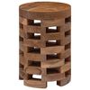 vidaXL Omarica za ob posteljo 30x30x45 cm trdna tikovina