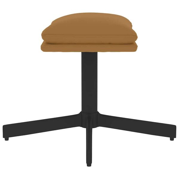 vidaXL Stolček za noge rjav 60x60x36 cm žamet