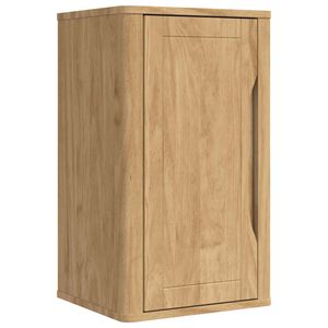 vidaXL Kopalna stenska omarica FLORO Voskast rjav 35 x 30 x 60 cm