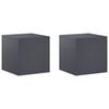 vidaXL Stojalo za rastline 2 pcs Antracit 40 x 40 x 40 cm