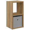 vidaXL Nočna omarica Umetni hrast 25,5 x 22 x 49,5 cm Konstruiran les