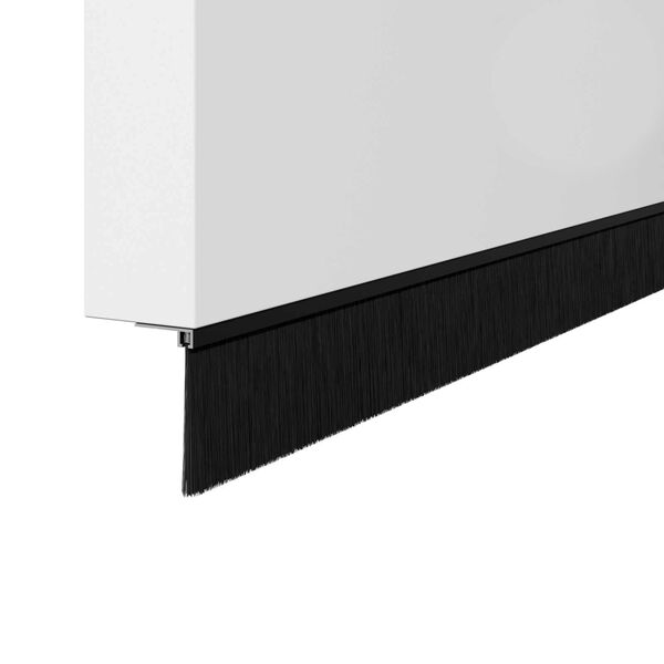 vidaXL Skrbniki za vrata z vijaki 6 pcs Črna 100 cm