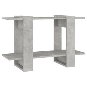 vidaXL Knjižna omara/pregrada betonsko siva 80x30x51 cm