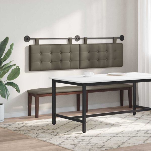 vidaXL Visoki naslon za glavo Namestitev na steno Umjetno usnje