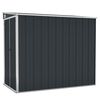 vidaXL Vrtna lopa antracitna 118x194x178 cm jeklo
