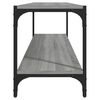 vidaXL TV omarica siva sonoma 100x33x41 cm inženirski les in jeklo