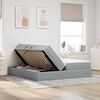 vidaXL Postelja z dodatnim prostorom za shranjevanje in vzmetnico
