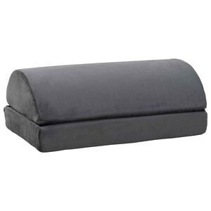 vidaXL Enobarvno Siva 44 x 29 x 17 cm PU pena