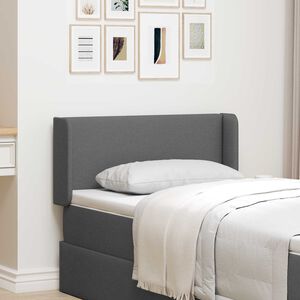 vidaXL U&scaron;esni vzglavnik Dim Siva 40,5 x 40,5 x 4 cm blago