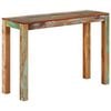 vidaXL Konzolna mizica 110x35x76 cm trden predelan les