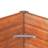 vidaXL Vrtna visoka greda rusty 100x40x45 cm corten jeklo