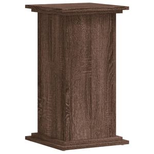 vidaXL Stojalo za rastline rjavi hrast 33x33x60 cm inženirski les