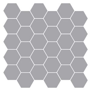 vidaXL &Scaron;esterokotna plo&scaron;čica 10 kos Siva 30 x 30 cm Poliuretan in PET
