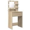 vidaXL Toaletne mize za spalnice Sonoma hrast 80 x 39,6 x 135 cm