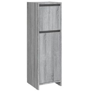 vidaXL Kopalni&scaron;ka omarica siva sonoma 30x30x95 cm inženirski les