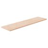 vidaXL Polica 80x20x1,5 cm neobdelana trdna hrastovina