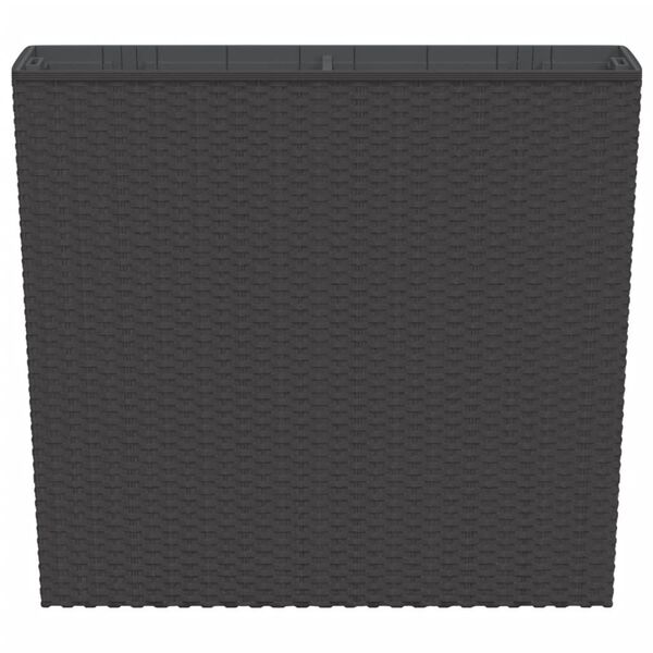 vidaXL Korito z odstranljivo notranjostjo rjavo 12 / 44 L PP ratan