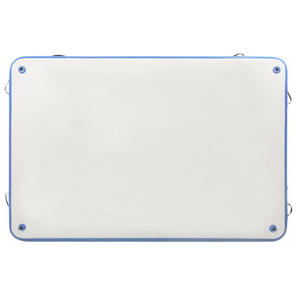 vidaXL Napihljiva plavajoča deska modra in bela 200x150x15 cm