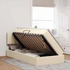vidaXL Postelja z dodatnim prostorom za shranjevanje in LED osvetlitvijo