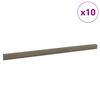 vidaXL Robniki za stopnice 10 pcs Šampanjec 67 cm Aluminij