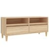 vidaXL TV omarica sonoma hrast 100x34,5x44,5 cm inženirski les