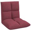 vidaXL Tlorisni stol Vinorodna rdeča 50 x 61 x 57 cm blago