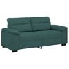 vidaXL Dvosed temno zelen 180x81x84 cm blago