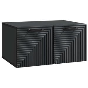 vidaXL Omarica za TV, ki jo lahko montira&scaron; na steno Črna