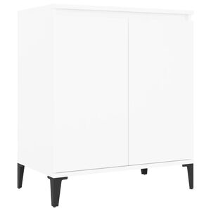 vidaXL Komoda bela 60x35x70 cm iverna plo&scaron;ča