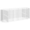 vidaXL Visoka greda gabion pocinkano železo 300x100x100 cm