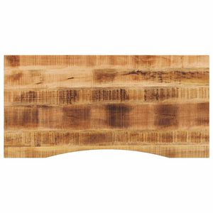 vidaXL Mizna plo&scaron;ča ukrivljena 120x50x2,5 cm trden mangov les
