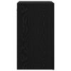 vidaXL Stenski TV kabinet 2 pcs Črna Orehovina 30,5 x 30 x 60 cm