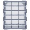 vidaXL Organizator z 18 predali 38x16x47 cm