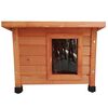 @Pet Zunanja mačja hi&scaron;ica 57x45x43 cm iz lesa rjava