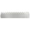 vidaXL Robniki za trato 10 pcs srebrna 103 x 0,05 x 22 cm