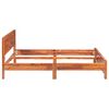 vidaXL Posteljni okvir iz trdnega akacijevega lesa 120x200 cm