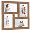 vidaXL Foto okvir za 4x(10x15 cm) fotografije svetlo rjav MDF
