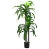 vidaXL Umetno drevo Dracaena 36 listov 180 cm zelena