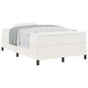 vidaXL Boxspring postelja Krem 120 x 190 cm Žametna tkanina